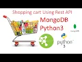 Shopping Cart using Rest API in python with MongoDB without voice