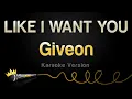Download Lagu Giveon - LIKE I WANT YOU (Karaoke Version)