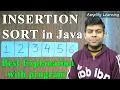 Insertion Sort in Java Computer Science Class 12 Sem 1 Exam