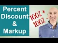 Percent Discount and Percent Markup Examples