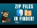 How to Create ZIP Files on macOS using Finder Easy Mac Compression Tutorial