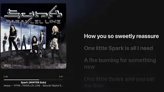 WINTER Spark Original Version Lyrics Hi Res 