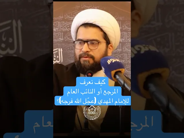 ⁣كيف نعرف المرجع أو النائب العام للإمام المهدي (عجّل الله فرجه)؟ - الشيخ علي النجفي