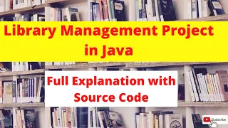 Library Management System Project in Java Book Management application in Java