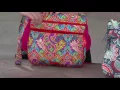 Vera Bradley Signature Print Triple Zip Hipster on QVC
