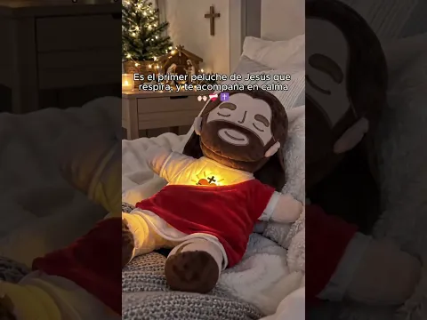 El peluche de Jesús que respira y transmite mucha paz 🕊️🤍