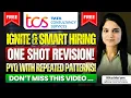 Finally One Shot TCS Coding PYQ TCS Ignite NQT Most Asked 100 Repeating