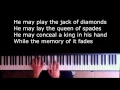 Download Lagu Shape of my heart - Sting piano Karaoke/Sing along with Lyrics