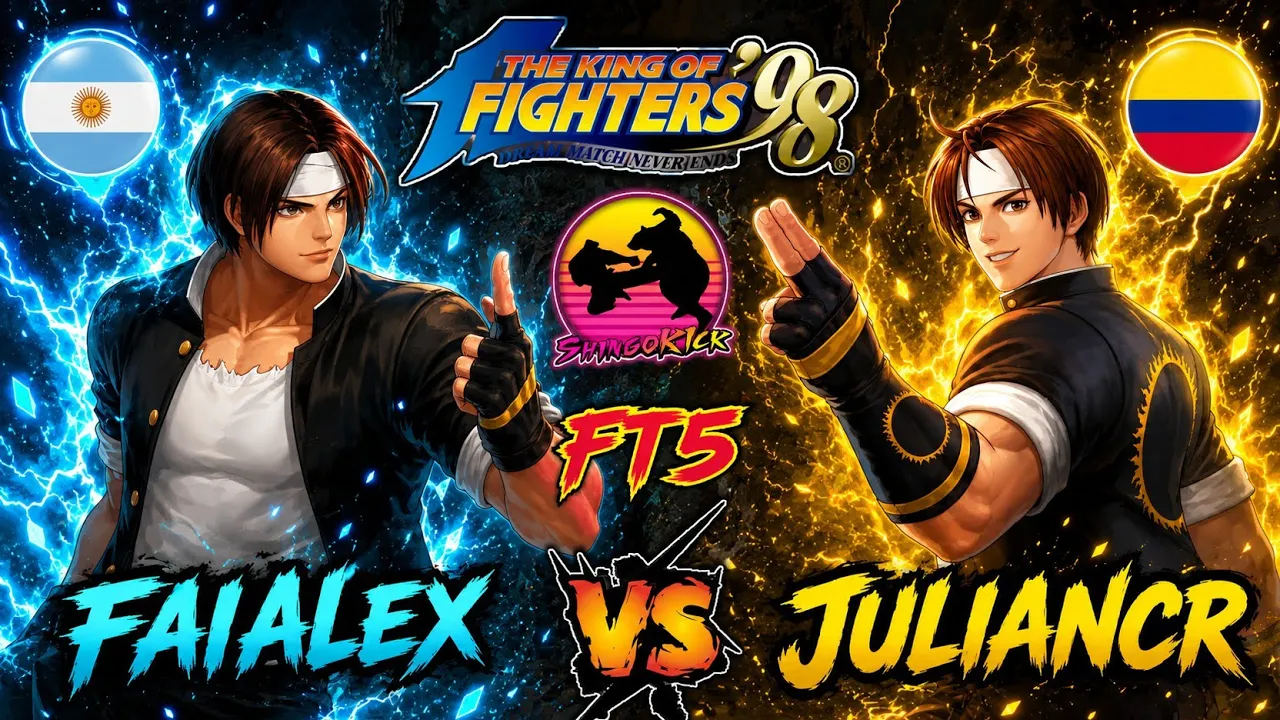 🔥La Promesa Invade la Casaretro👺🔥 🇦🇷FA|Alex🇦🇷 🆚 🇨🇴JulianCR🇨🇴 FT5 #kof98