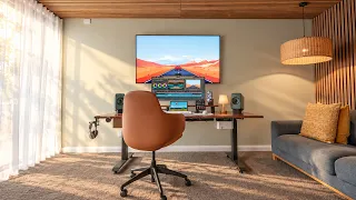 I Tried Using a TV at my Desk Setup