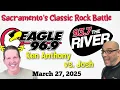 96 9 The Eagle vs 93 7 The River Sacramento