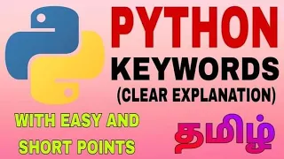 Python Keywords Tamil