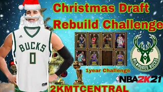 The Christmas Draft Rebuilding Challenge in NBA2K21 2KMTCENTRAL Christmas Day