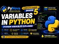 Python Lecture 5 Python Complete Course Variables in Python Python Variables Explained