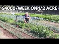 Small Farm Harvests that earn 4 on Acre of Land