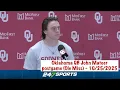 Oklahoma QB John Mateer postgame OU 26 Ole Miss 34 - 2025