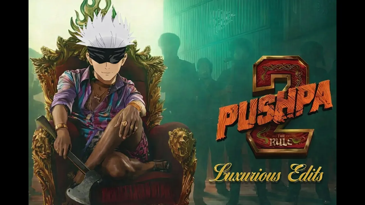Pushpa X Gojo 4K | PUSHPA 2 THE RULE | JUJUTSU KAISEN | Luxurious Edits
