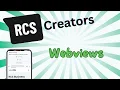 Mastering WebViews in RCS for Business Step-by-Step Tutorial