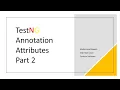 TestNG Annotation Helper Attributes Part 2 description How to parameterized test
