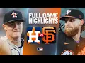 ASTROS vs GIANTS Full Game Highlights August 11 2026 MLB Season