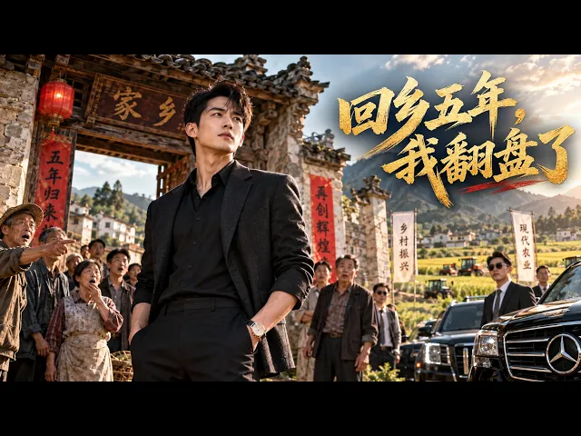 震撼首播放弃50万年薪归乡遭嘲讽算计,苏晚相助!蛰伏五年揭沉冤硬刚村霸,盘活山村逆风翻盘