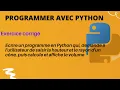 PYTHON - Programme qui calcule le volume d un cone
