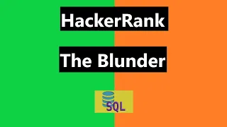The Blunder Hackerrank Solution - SQL Hackerrank SQL