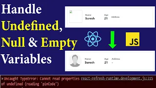 Cannot read properties of undefined null undefined is not an object in js react javascript