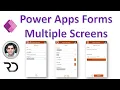 Multiple Screen Form Control in Power Apps