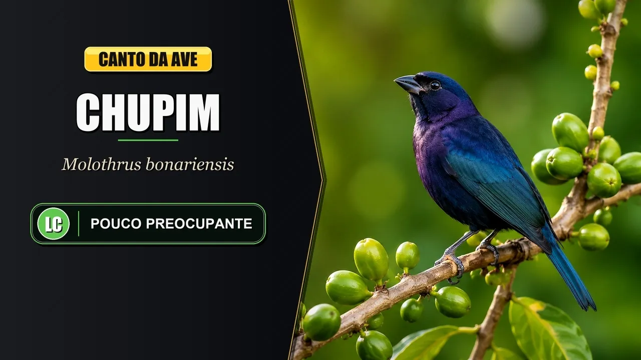 Canto do Chupim | Shiny Cowbird Singing | Molothrus Bonariensis