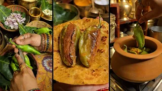 Easy Stuff Mirch Recipe with Paratha #makeeathealthy