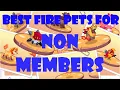 BEST Fire Pets for NON-Members Prodigy Math Game