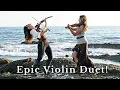 Download Lagu Wellerman x He's a Pirate (Violin Cover Duet) Taylor Davis \u0026 Mia Asano