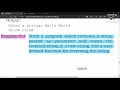 Program to reverse a string using function in Python
