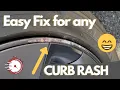 How to Repair Wheels with Curb Rash at Home Easy Fix on Tesla Model 3