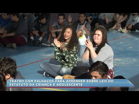 Teatro para ensinar sobre as leis do estatuto da criança e adolescente