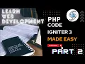Learn Php Codeigniter - Beginner level