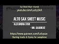 Download Lagu Alexandra Stan - Mr. Saxobeat | Alto Saxophone Sheet Music with Backing Track with lyrics