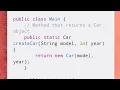 CS3391 UNIT 2 Reurning objects in java EngineeringMasteryMadeSimple