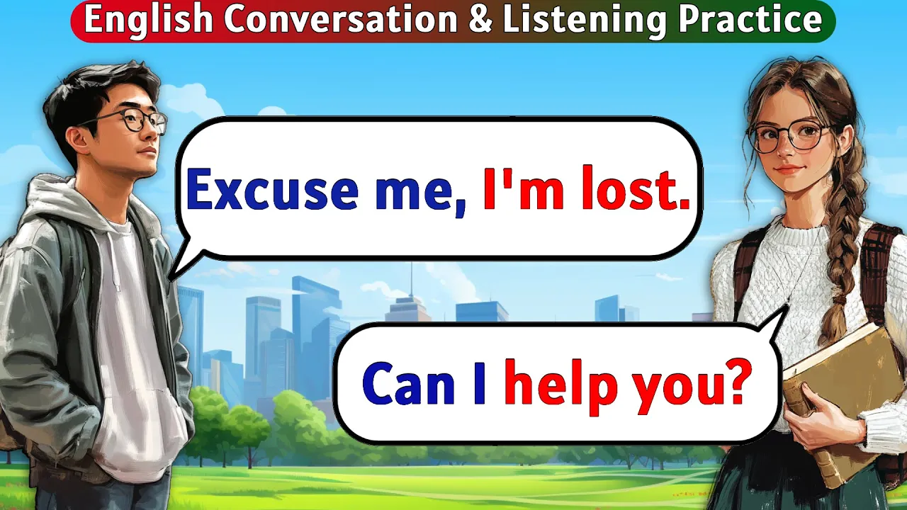 Outline Video English Listening Practice for Beginners | English Conversation | Listen and Speak
