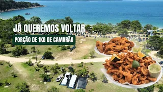 Acampando em UBATUBA no Camping do Narciso | Praia da Caçandoca
