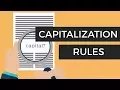 Capitalization Rules - Easy Grammar Tips on When to Capitalize With Arabic Subtitles