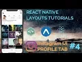 Instagram UI Profile Tab Tutorial Part 1 React Native UI Layout Series