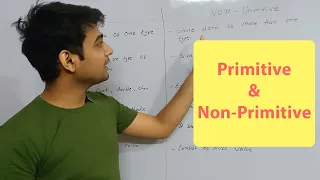 Primitive and Non-Primitive Data Structures Explained In HINDI