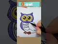 O is for Owl - Animal Alphabet