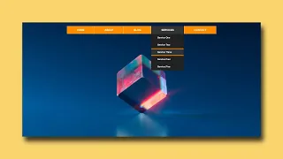 Animated Dropdown menu using HTML CSS CSS Animation Examples