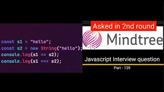 Javascript output based Interview question - Part 139