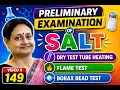 Preliminary Examination of Salts Dry Test Tube Heating Flame Test Borax Bead Test