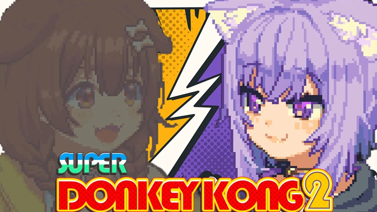 【スパドン2】おかゆ🍙🆚ころね🥐 どっちが先にクリアできるか競争🔥【 #おかころ並走 /ホロライブ】