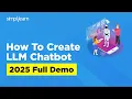 How To Create LLM Chatbot Demo 2026 Build a LLM Chatbot From Scratch Simplilearn